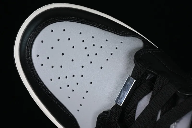 All categories Air Jordan Jordan series basketball shoes Air Jordan 1 Mid Air Jordan 1 Mid SE "Black Chrome" AJ1 Joe 1 Smoked Panda mid-top basketball shoes FB9892-002